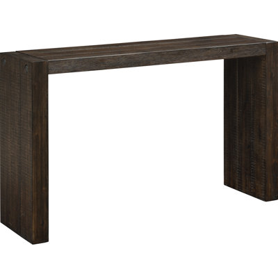 Console moderne en bois massif de 54 po, rehaussant le bois de la table de votre maison