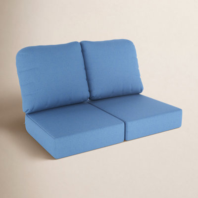 Amala Sunbrella® Indoor/Outdoor Loveseat Cushion