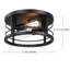 Plafonnier semi-encastré 2 lumières