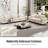 88" Modular Sectional Loveseat Couches for Living Room, 3-Seater Deep Seat Sofa with Ottoman-259536160