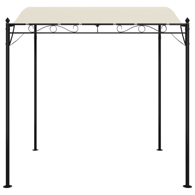 Betton 2m x 2m Steel Party Tent, Cream, Cream