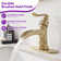 Single-Hole Single-handle Bathroom Faucet with Drain Assembly