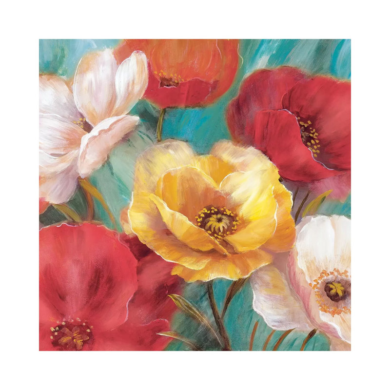 Jardin De Primavera by Nan - Print on Canvas, Wrapped Canvas, 30.48 cm H x 30.48 cm W