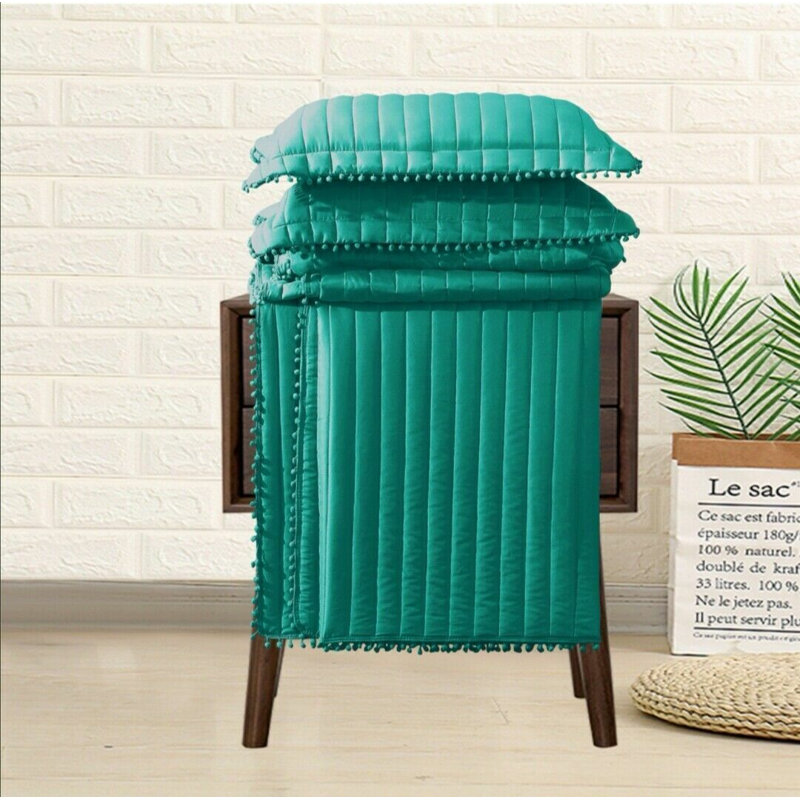 Alivea Throw Blanket, Light Blue