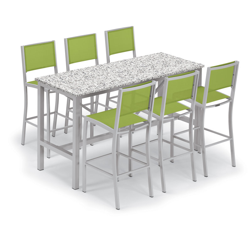 Travira Outdoor Bar Stool, Go Green