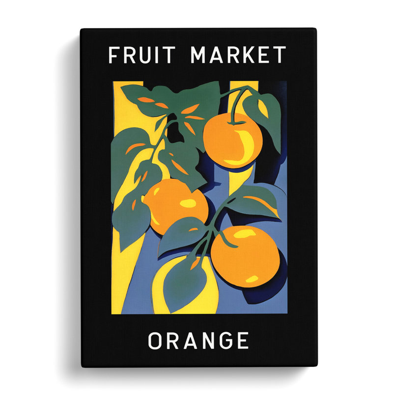 XMKTMKT-476 Orange Fruit Market Exhibition Vol.2 - Wrapped Canvas Print, 76cm H x 50cm W x 3cm D