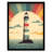 Meran Retro Lighthouse Bathroom - Single Picture Frame Print