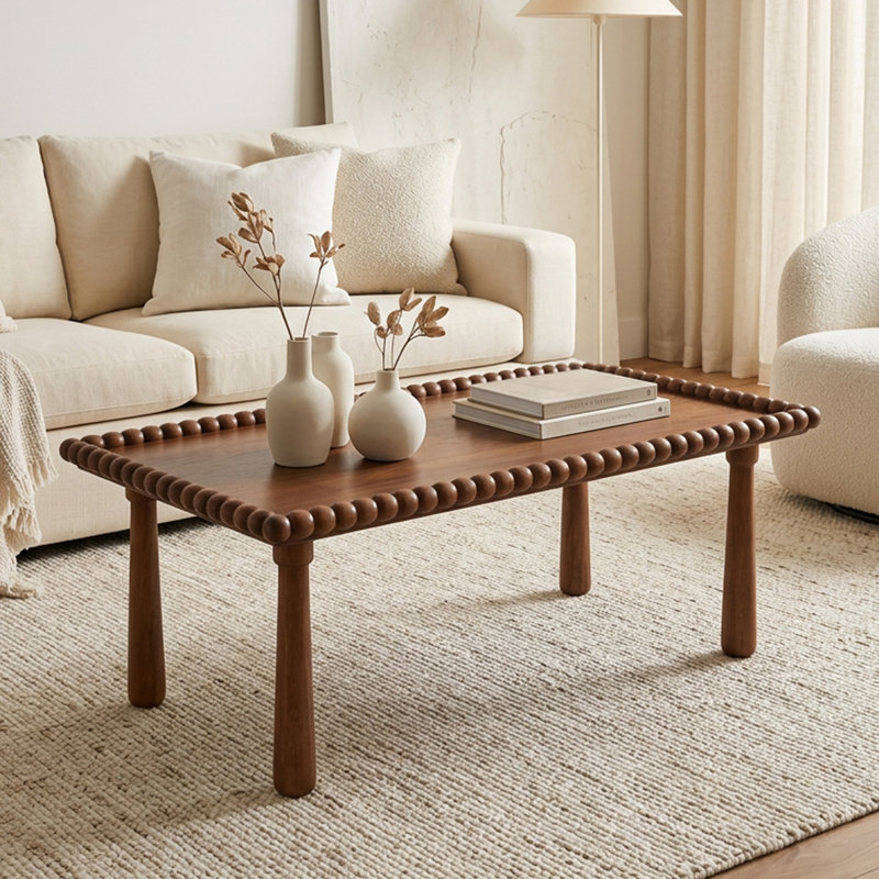 Table basse en bois Entwine