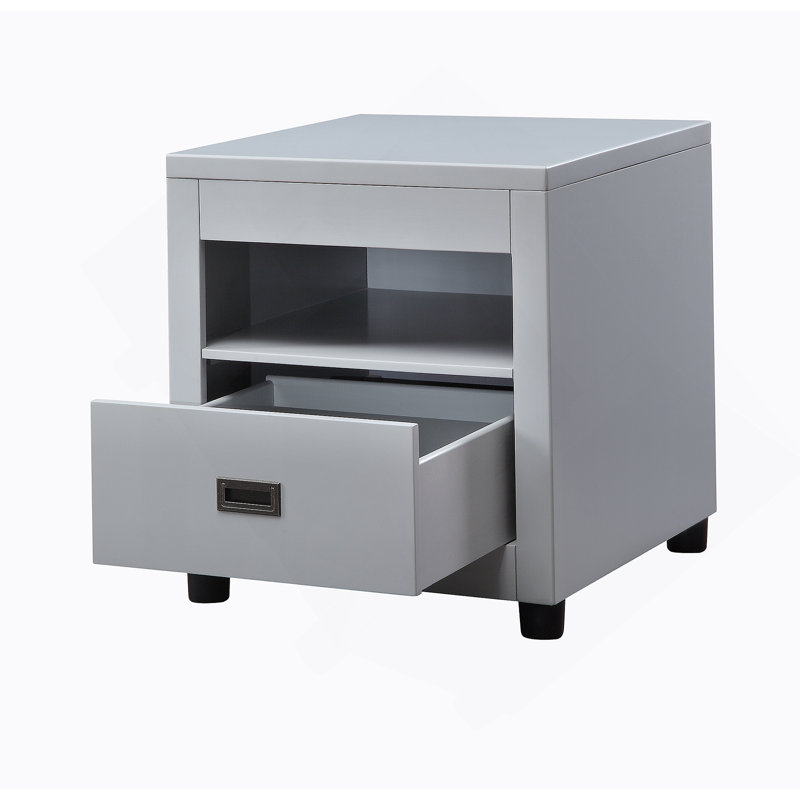 Table de bout Eleanor Dove Grey Finish