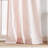 Cut Geo Cotton Blend Semi Sheer Curtain Panel Pair-61880290-61880285