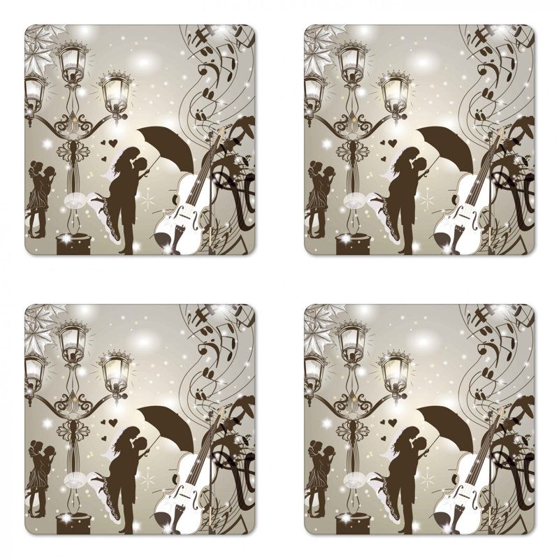 Sous-verre romantique
