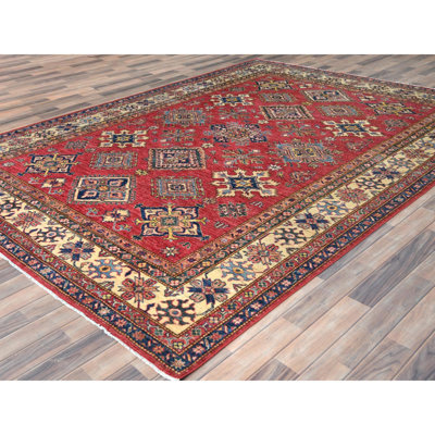 Valice One-of-a-Kind 7'10" X 10'6" New Age Area Rug in Red