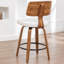 Tabourets de bar et de tabouret pivotants rembourrés Modern-113272206