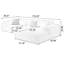 Canapé modulaire 2 pièces rembourré-109306526-109306523