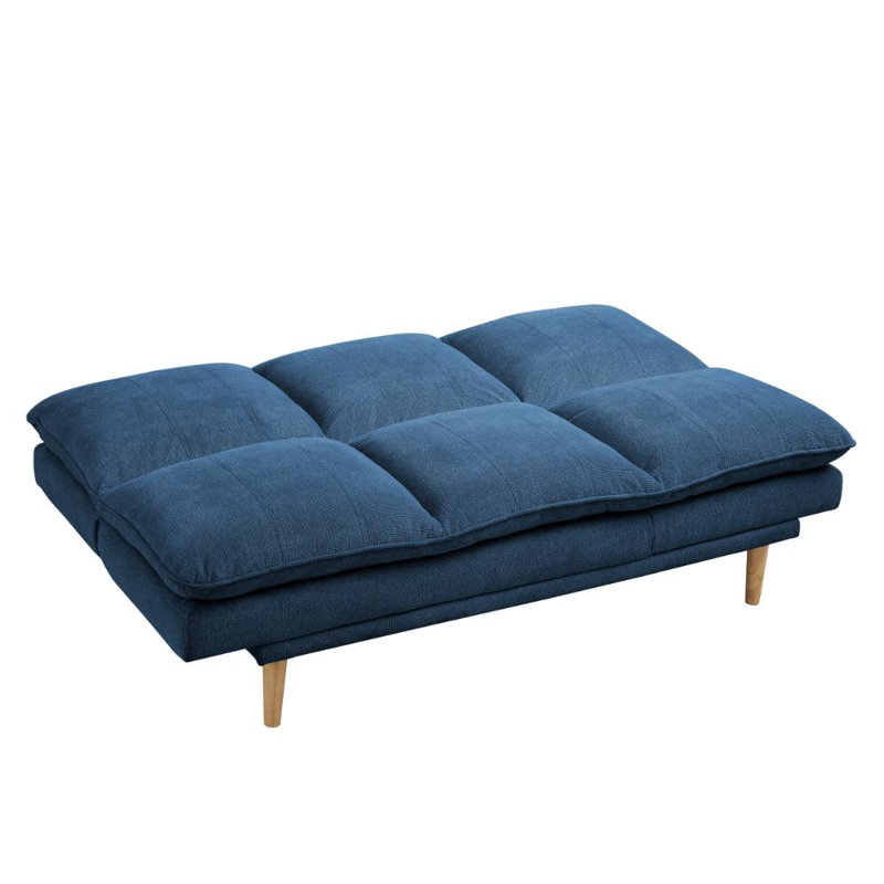 Maverick 3 Seater Sofa Bed, Blue