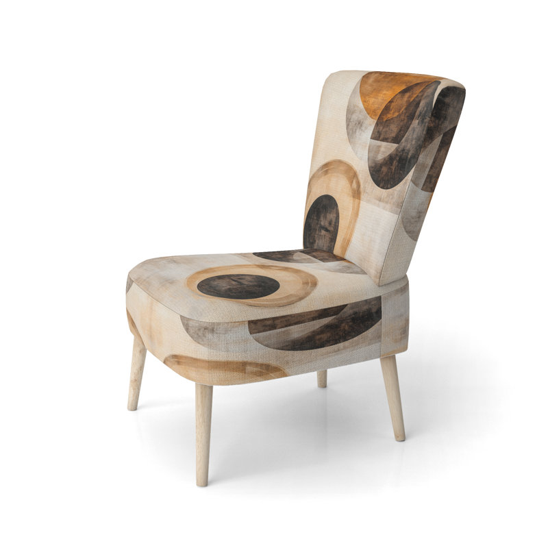 Chaise d'appoint Abstract Shapes, Side Chair Armless