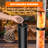 Portable Outdoor Pellet Patio Heater with Rolling Wheels and Glass Fire Tube, RV Campsite Outdoor Heating-136070323