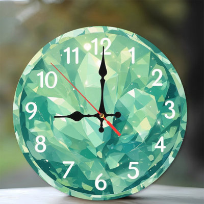 Emerald Crystal Clock Dial
