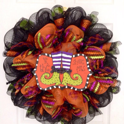 Couronne d'Halloween si la chaussure convient