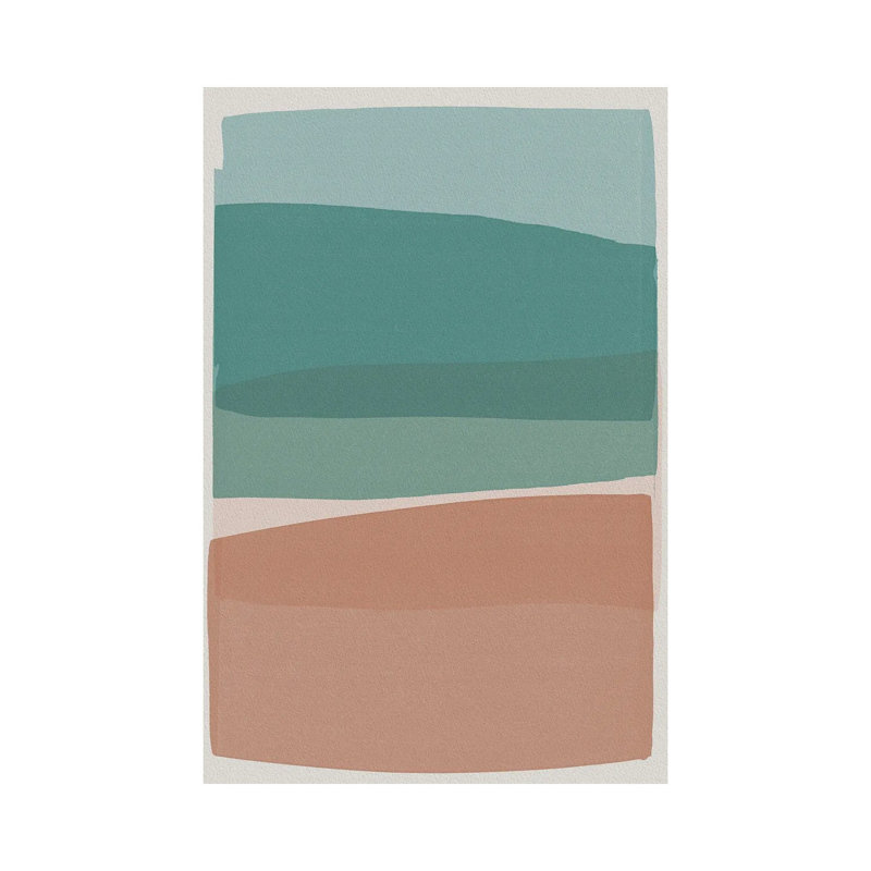 Modern Turquoise And Pink by Orara Studio - Wrapped Canvas Print, Wrapped Canvas, 40" H x 26" W