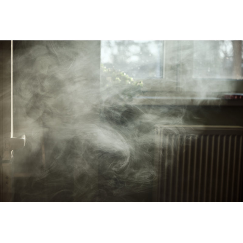 Smoke - Wrapped Canvas Print, 30cm H x 46cm W x 3.8cm D