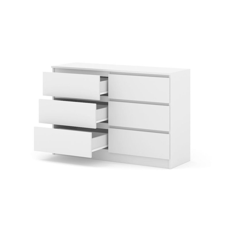 Tarius 120cm W Chest of Drawers, White