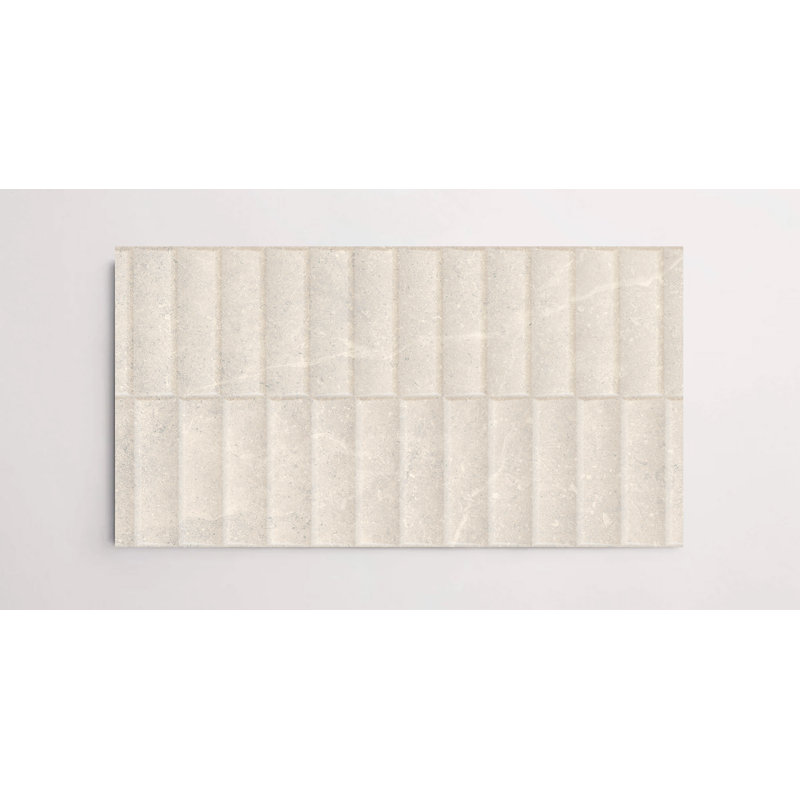 Store histoire 16 po x 48 po, Crème