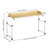 Overbed Table with Wheels, Rolling Over-the-Bed Laptop Desk with Raised Baffle-1966241079-1966241078
