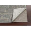Tapis décoratif gris en laine oriental