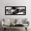 Movement Noir by Daniela Hudson - Panoramic Painting on Canvas-1735361454-1735361449