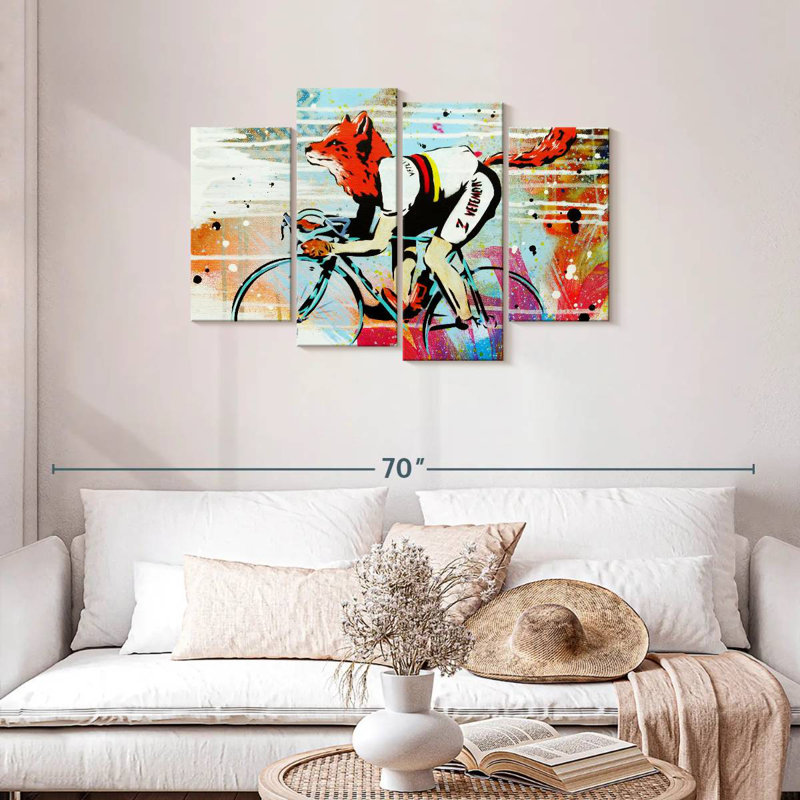 Brampt Le Fox, 27" H x 43" W