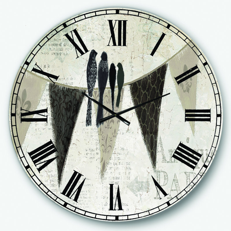 Horloge murale Swigart, Surdimensionné