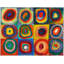 «Squares with Concentric Rings» par Wassily Kandinsky - Art mural sur toile tendue avec châssis-2010340759