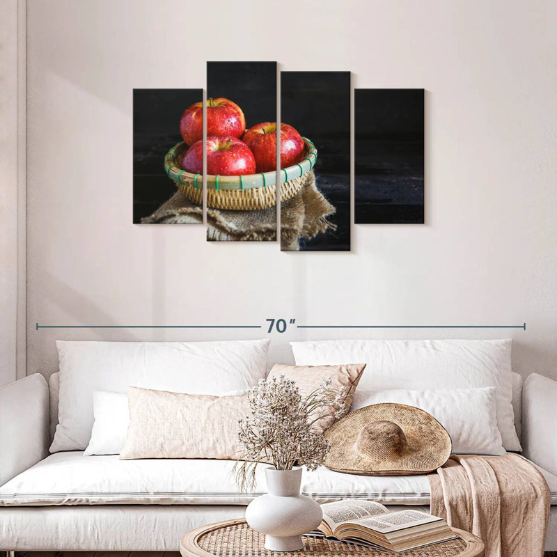 Pomme rouge Yarlin, H 27 po x l 43 po