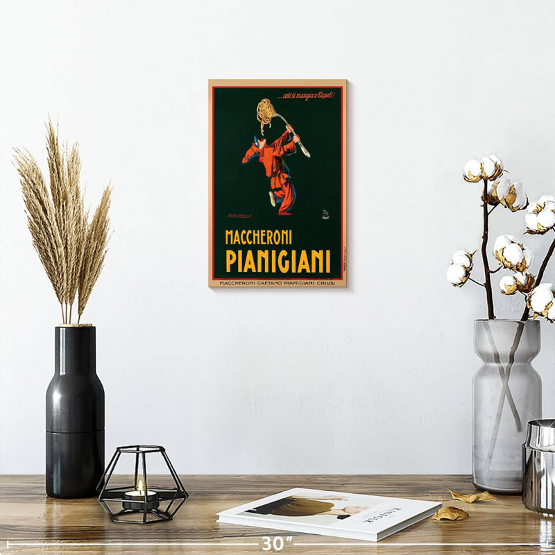 Maccheroni Pianigiani 1922, 12" H x 8" W