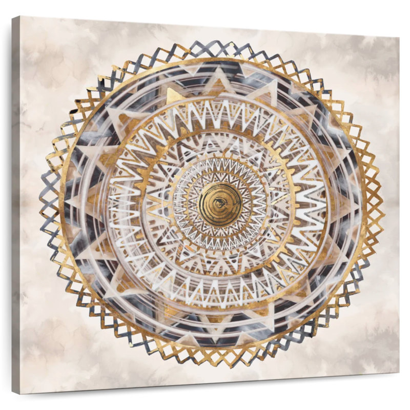 Kerner Golden Medallion, 10" H x 10" W