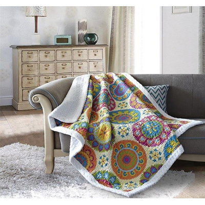 Jeté mandala burst