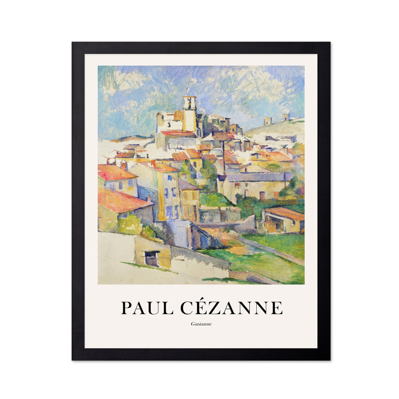 Paul Cezanne - Gardanne, Unframed, Poster, 08"H x 10"W