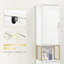 Narrow Bathroom Cabinet, Freestanding Storage Unit With Adjustable Shelf