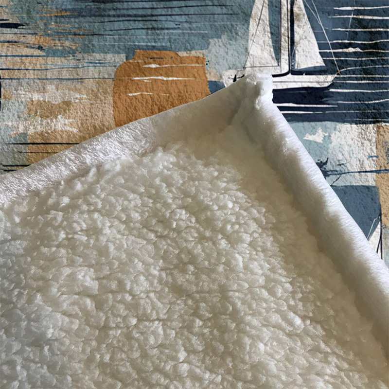 Couverture en sherpa, L 51 po x L 60 po