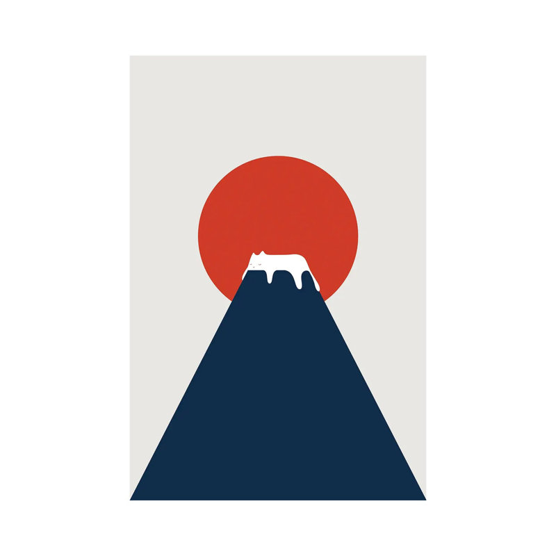 Cat Landscape V by Lim Heng Swee - Wrapped Canvas Gallery-Wrapped Canvas Giclée, 66.04 cm H x 45.72 cm W