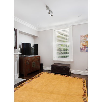 Tapis beige / brun abstrait en laine noué à la main 8 pi 1 po x 9 pi 10 po