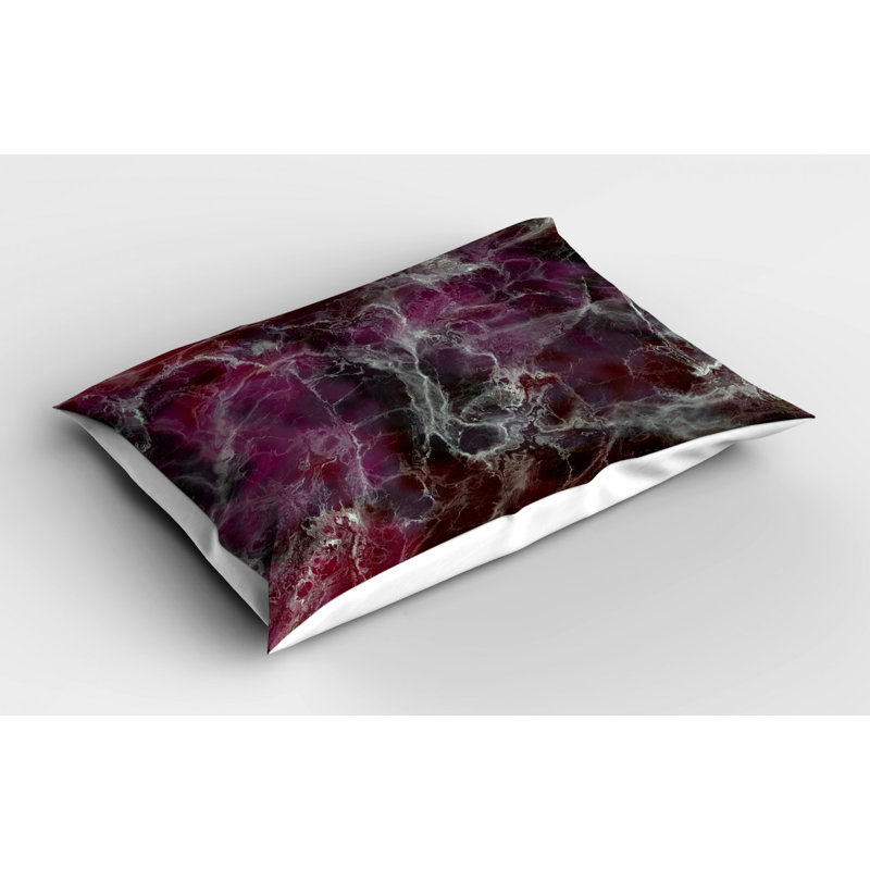 Marble Polyester Abstract Sham Set, Twin