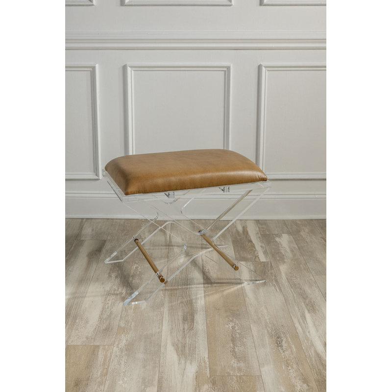 Delano Dorian Saddle Bench, Gold