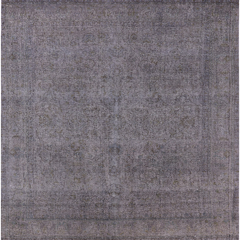 Tapis oriental gris Mariko, Carré 6 pi