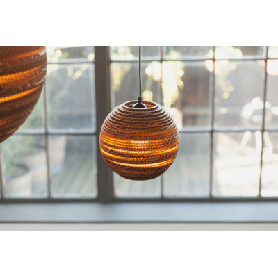 Luminaire suspendu Scraplights Moon 24 naturel 
