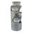 31.9'' H Modern Gray Hand Crafted Weather Resistant Outdoor Floor Fountain with Lights
