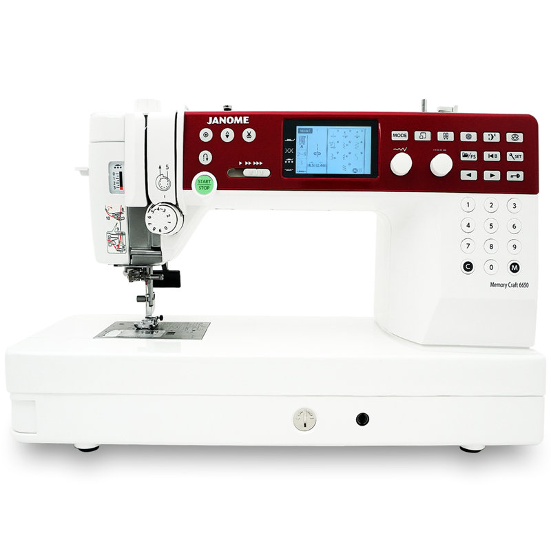 Janome MC6650 Computerized Quilting Sewing Machine with 10" Flatbed