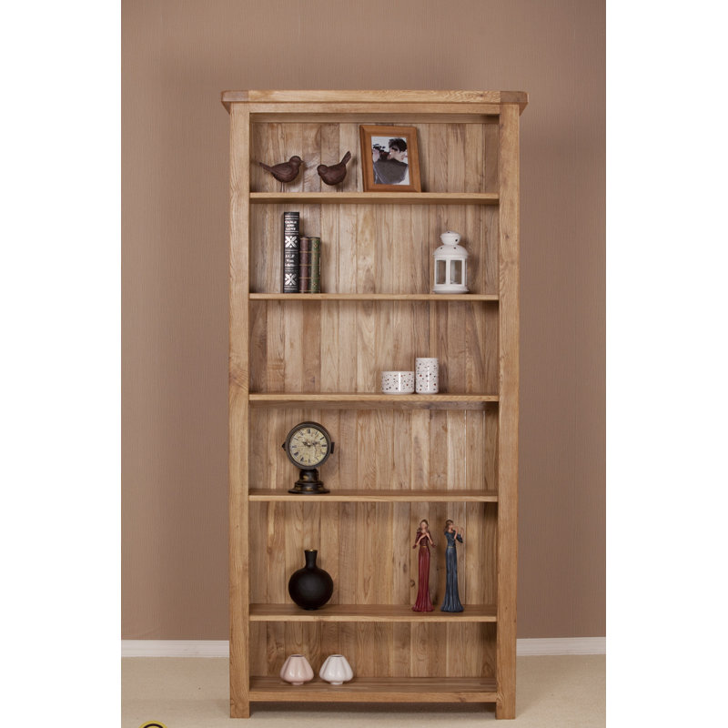 200cm H Solid Wood Standard Bookcase, 200cm H x 97cm W x 31.5cm D