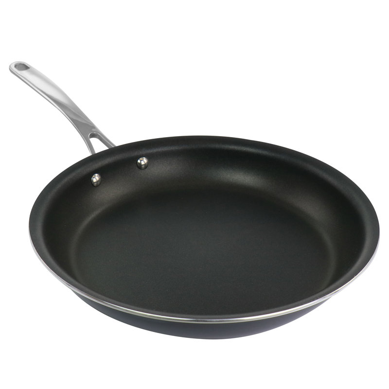 Poêle à frire antiadhésive en aluminium 10 po Martha Stewart, 12", Noir